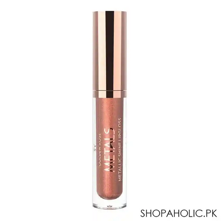 golden rose metals matte metallic shine lip gloss, 05, bronze image2