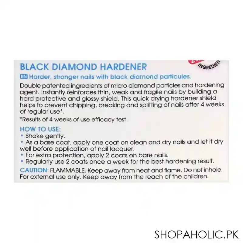 golden rose nail expert black diamond hardener, 11ml image5