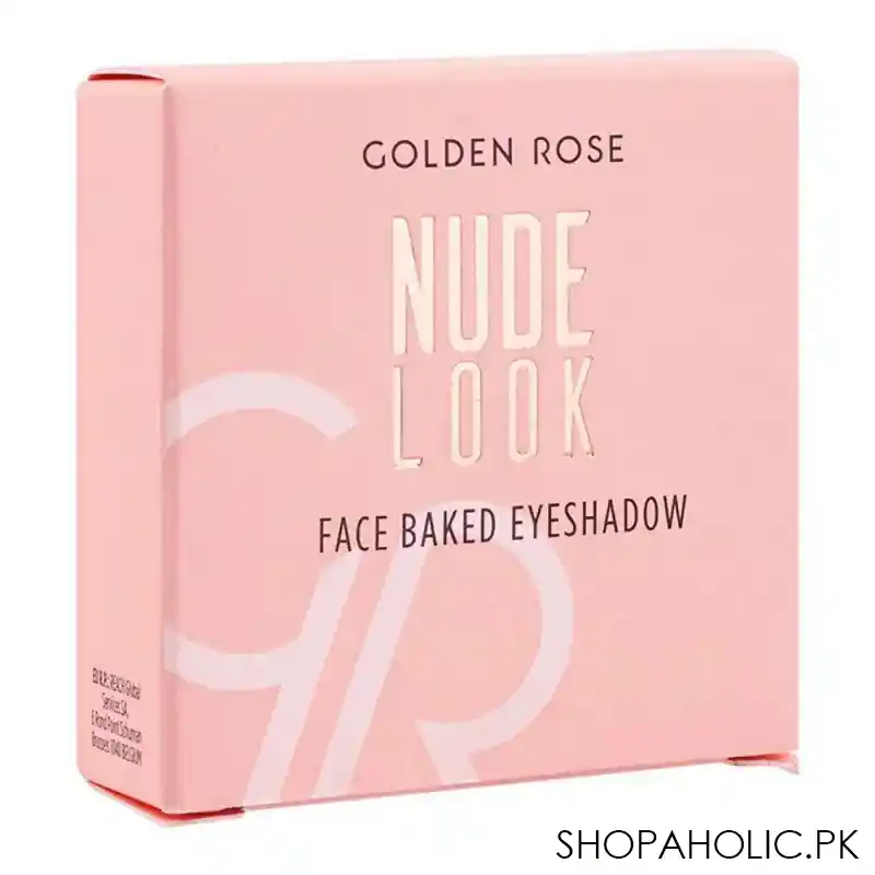 golden rose nude look face baked blusher, peachy nude, 2.5g image4