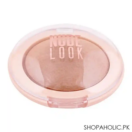 golden rose nude look matte baked eye shadow, caramel nude image2