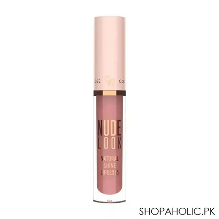 golden rose nude look natural shine lip gloss, 02, pinky nude image2