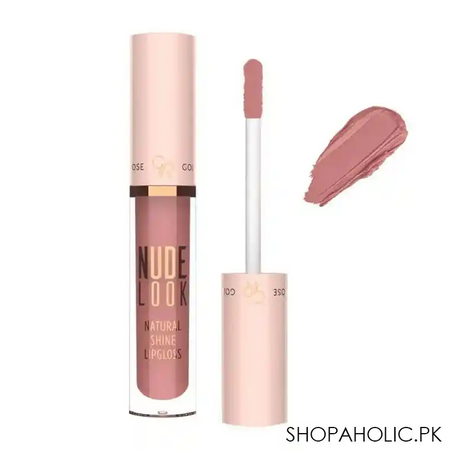 golden rose nude look natural shine lip gloss, 02, pinky nude main image