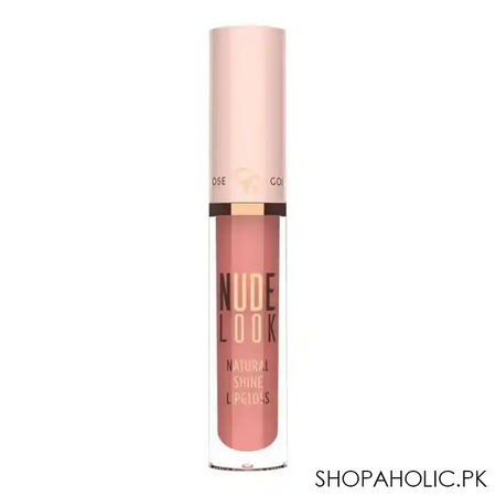 golden rose nude look natural shine lip gloss, 03, coral nude image2