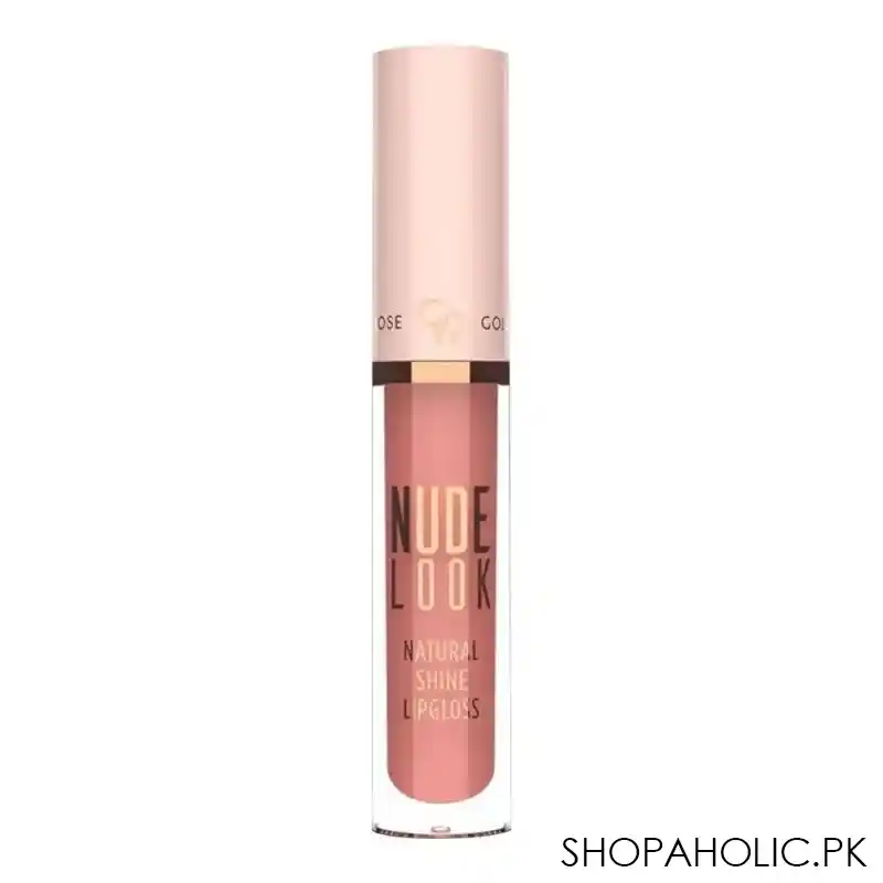 golden rose nude look natural shine lip gloss, 03, coral nude image2