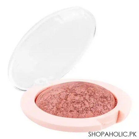 golden rose nude look pearl baked eye shadow, 02, rosy bronze main image