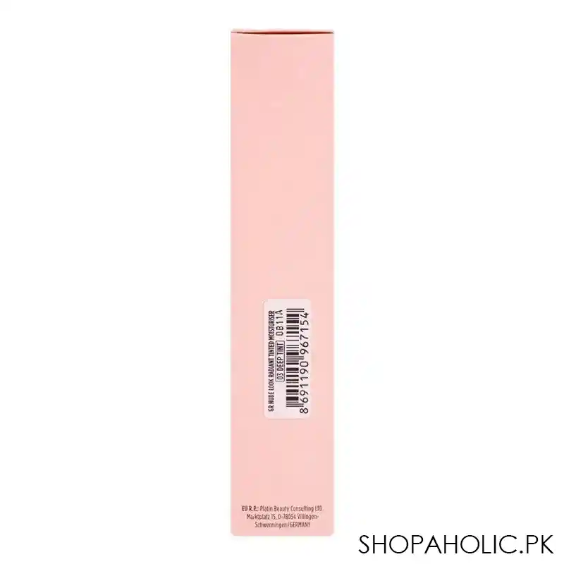 golden rose nude look radiant tinted moisturiser hydrating skin tint, spf25, 03, deep tint image5