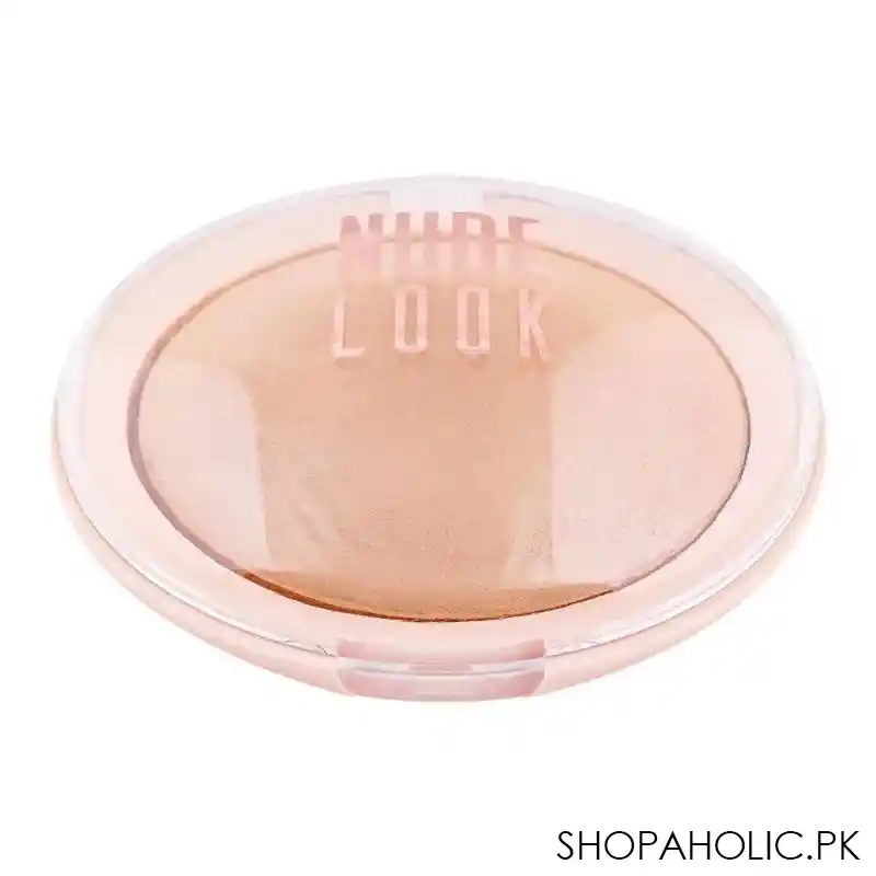 golden rose nude look sheer baked powder, nude glow image2