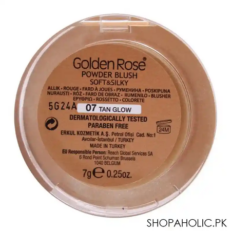 golden rose powder blush, soft & silky, 07 tan glow image2