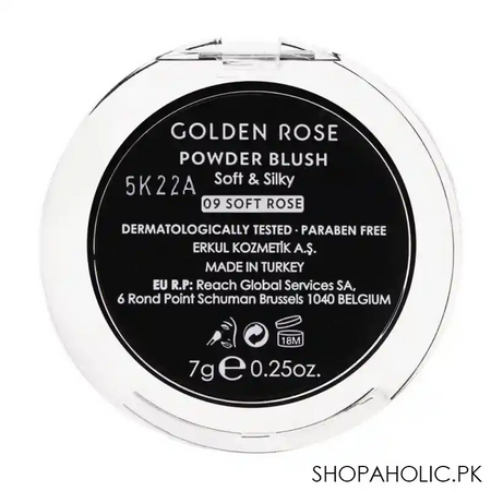 golden rose powder blush, soft & silky, 09 soft rose image2
