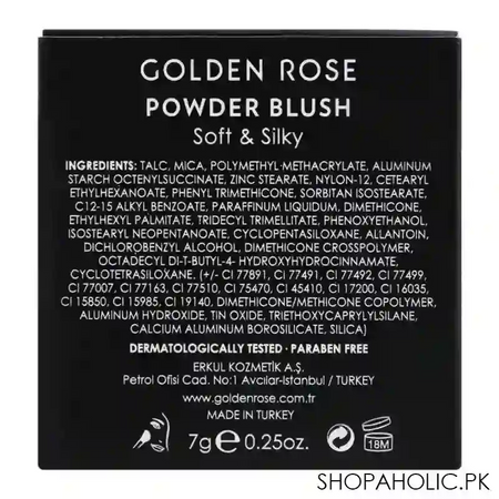golden rose powder blush, soft & silky, 09 soft rose image4