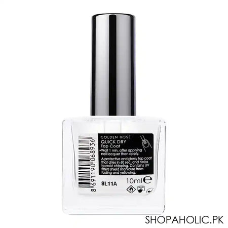Golden Rose Quick Dry Top Coat, Maxi Brush - Image 2