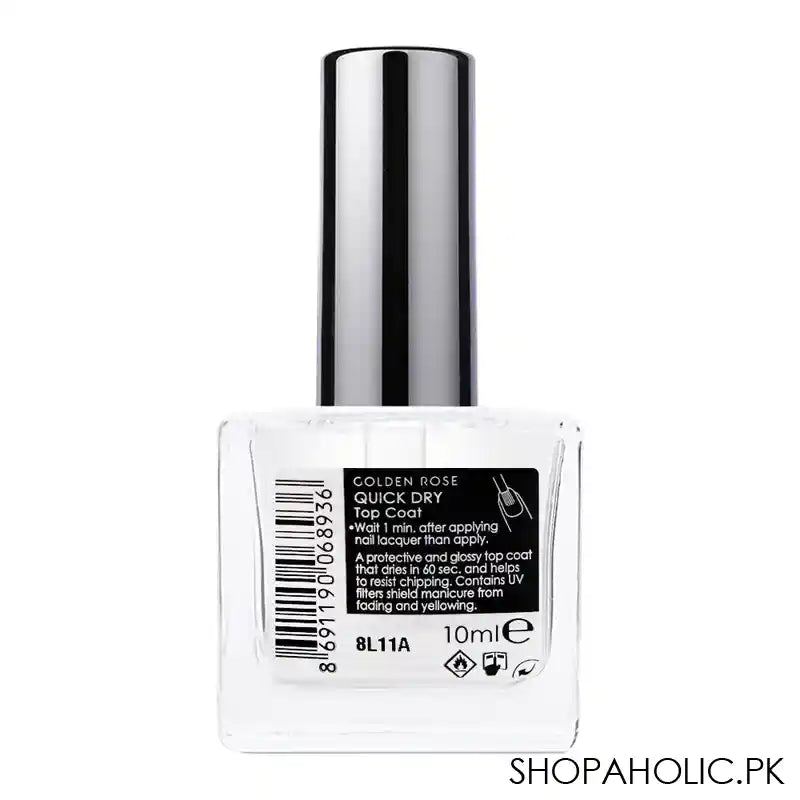 Golden Rose Quick Dry Top Coat, Maxi Brush - Image 2