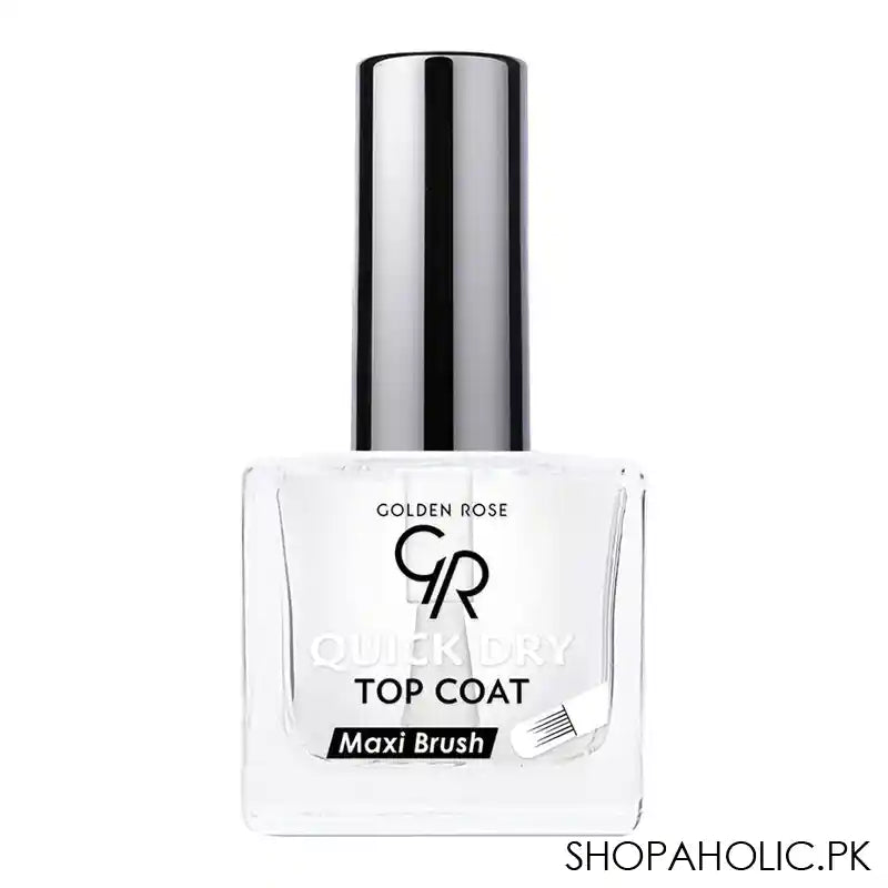 Golden Rose Quick Dry Top Coat, Maxi Brush - Main Image