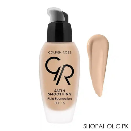 Golden Rose Satin Smoothing SPF 15 Fluid Foundation, 35 - Image 3