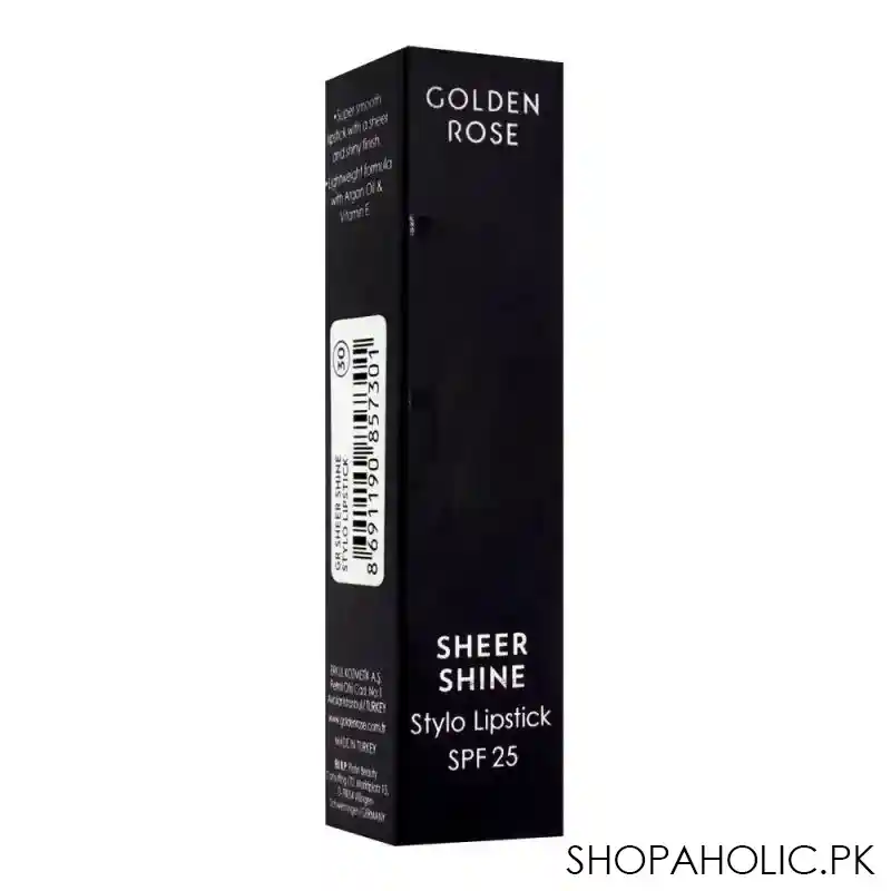 golden rose sheer shine spf 25 stylo lipstick, 30 image3