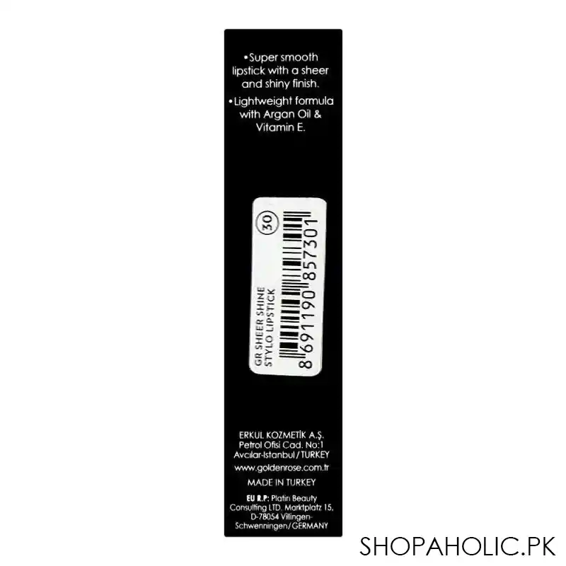 golden rose sheer shine spf 25 stylo lipstick, 30 image5