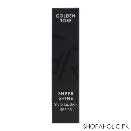 golden rose sheer shine stylo lipstick, spf 15, 10 image3