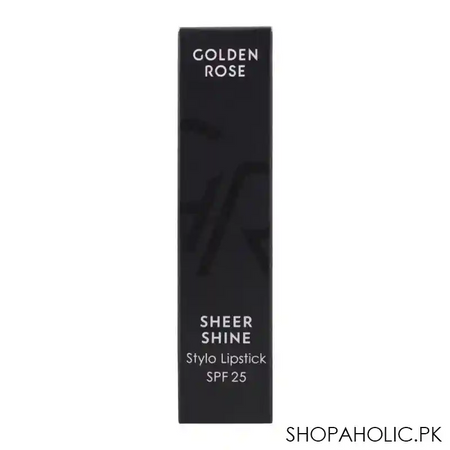 golden rose sheer shine stylo lipstick, spf 25, 20 image4