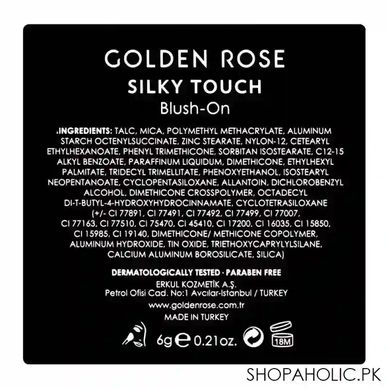 golden rose silky touch blush on, 208 image5