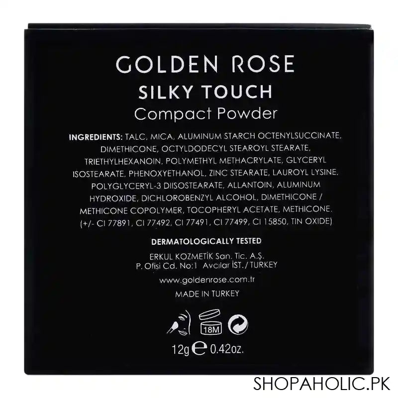 Golden Rose Silky Touch Compact Face Powder, 08 - Image 4