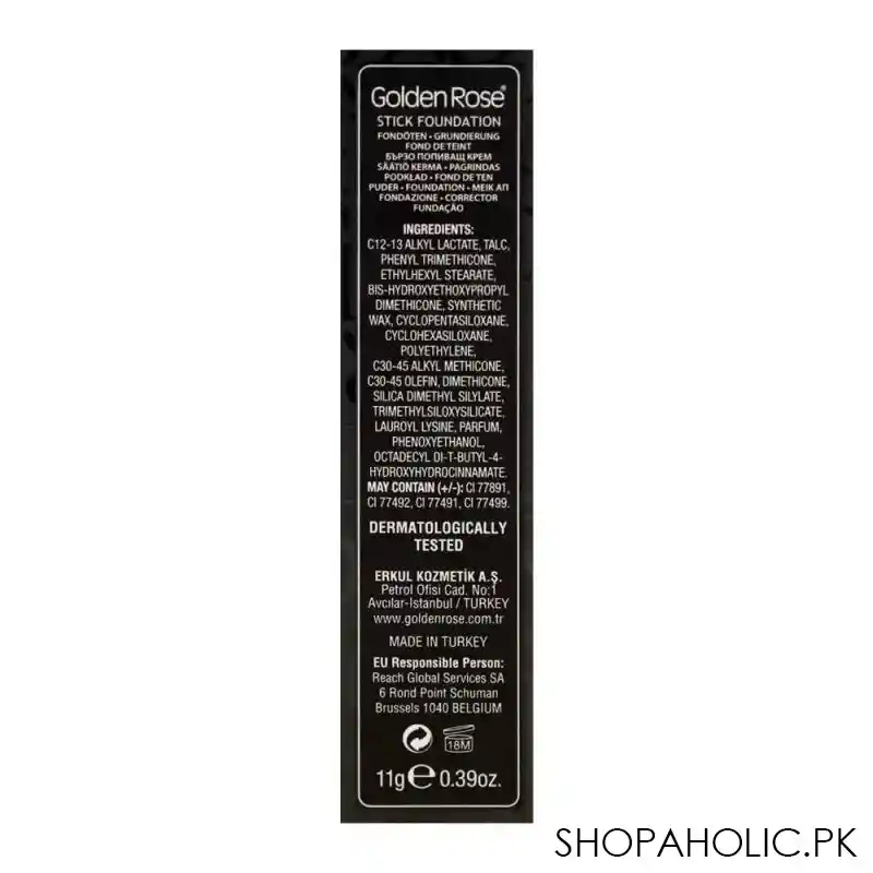golden rose stick foundation, matte finish + long lasting, 06 image5
