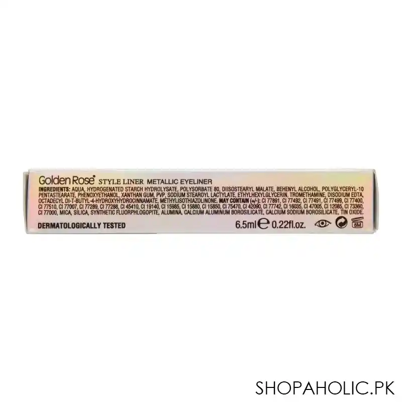 golden rose style eyeliner metallic, 05 image3