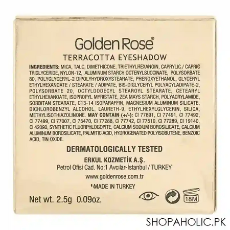 golden rose terracotta eye shadow, 119, 2.5g image3