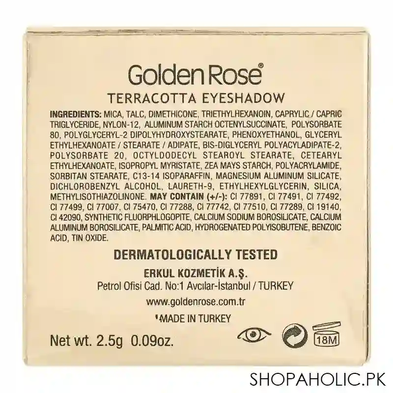 golden rose terracotta eye shadow, 119, 2.5g image3