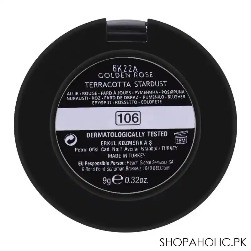 golden rose terracotta stardust blush, 106 image3