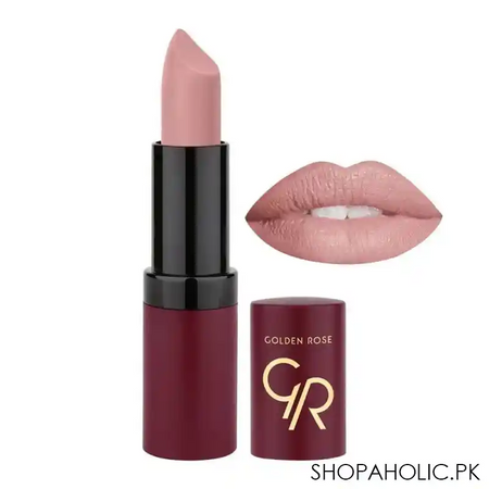 golden rose velvet matte lipstick, 03 main image