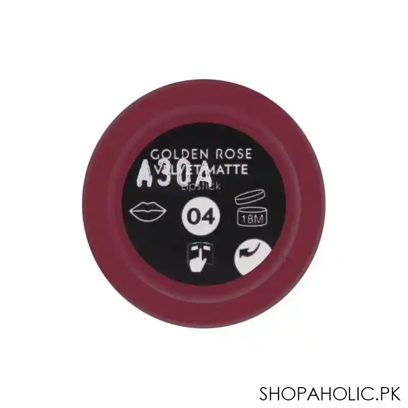 golden rose velvet matte lipstick, 04 image3