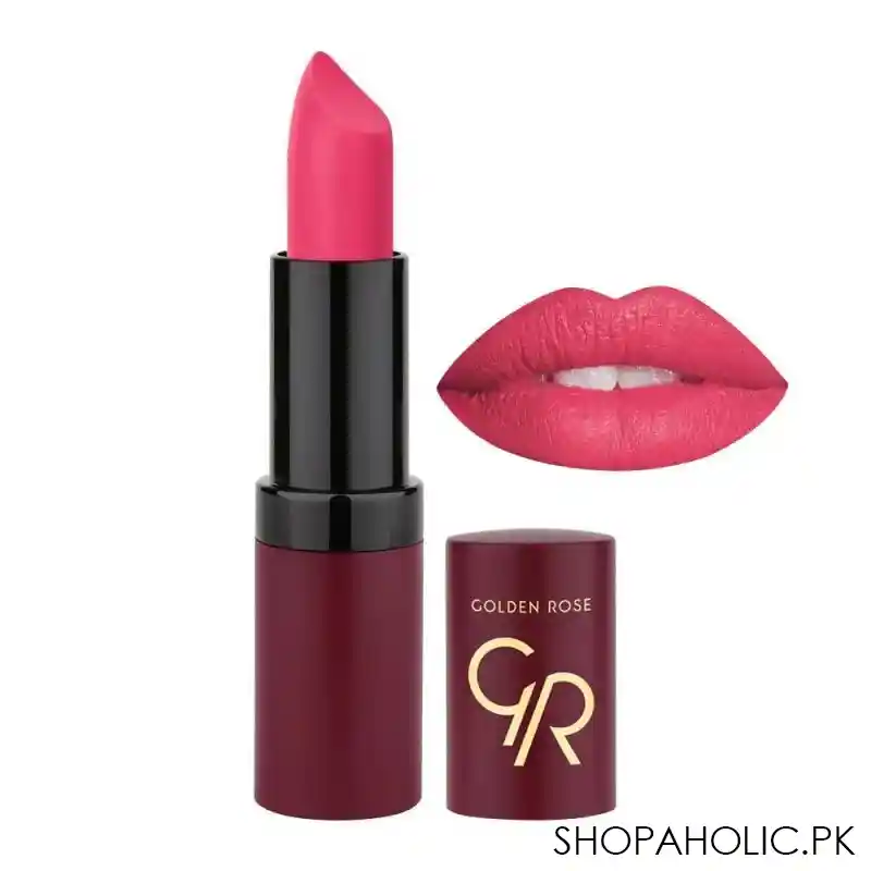 golden rose velvet matte lipstick, 04 main image