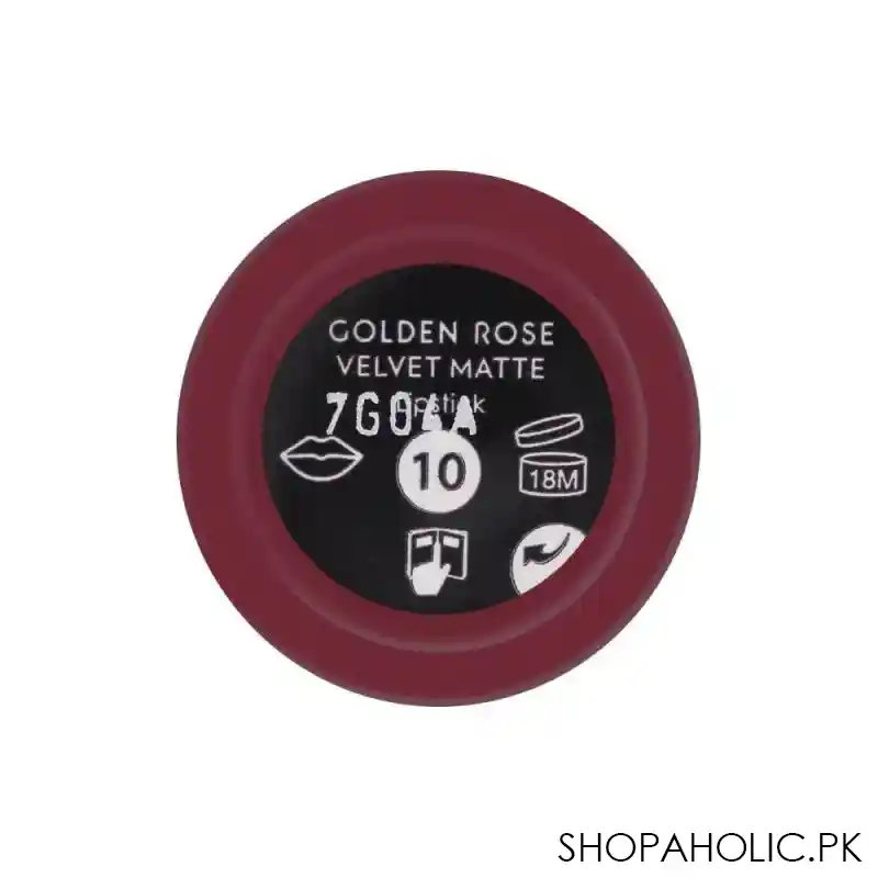 golden rose velvet matte lipstick, 10 image3