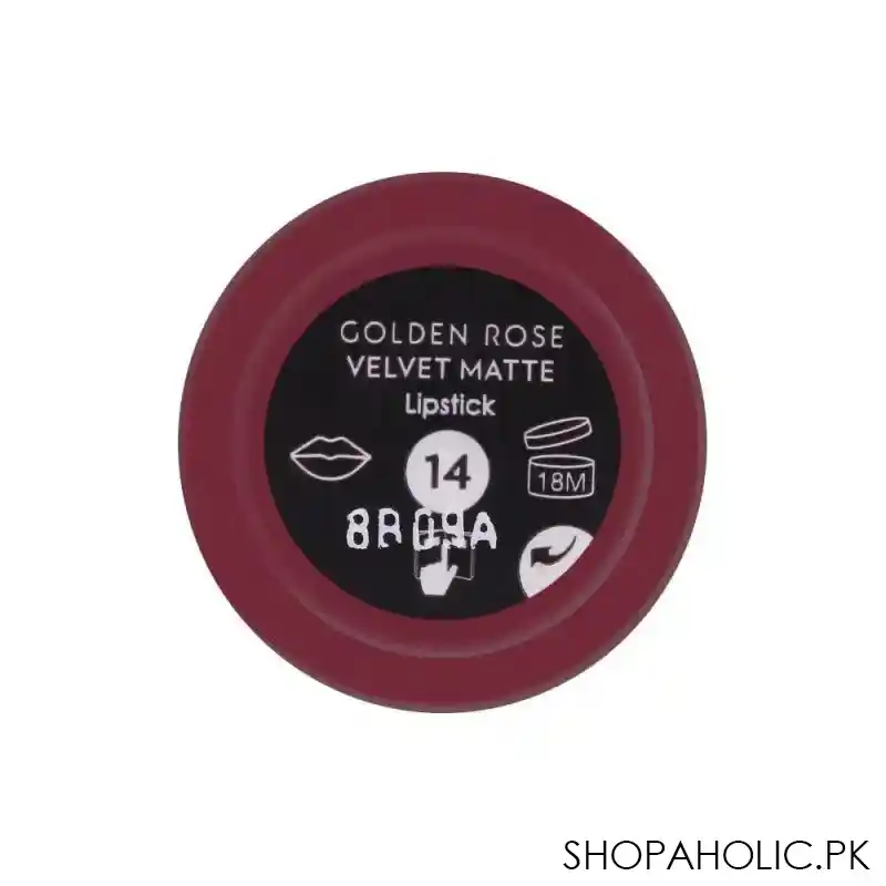 golden rose velvet matte lipstick, 14 image3