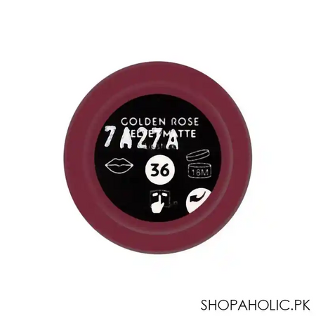 golden rose velvet matte lipstick, 36 image3