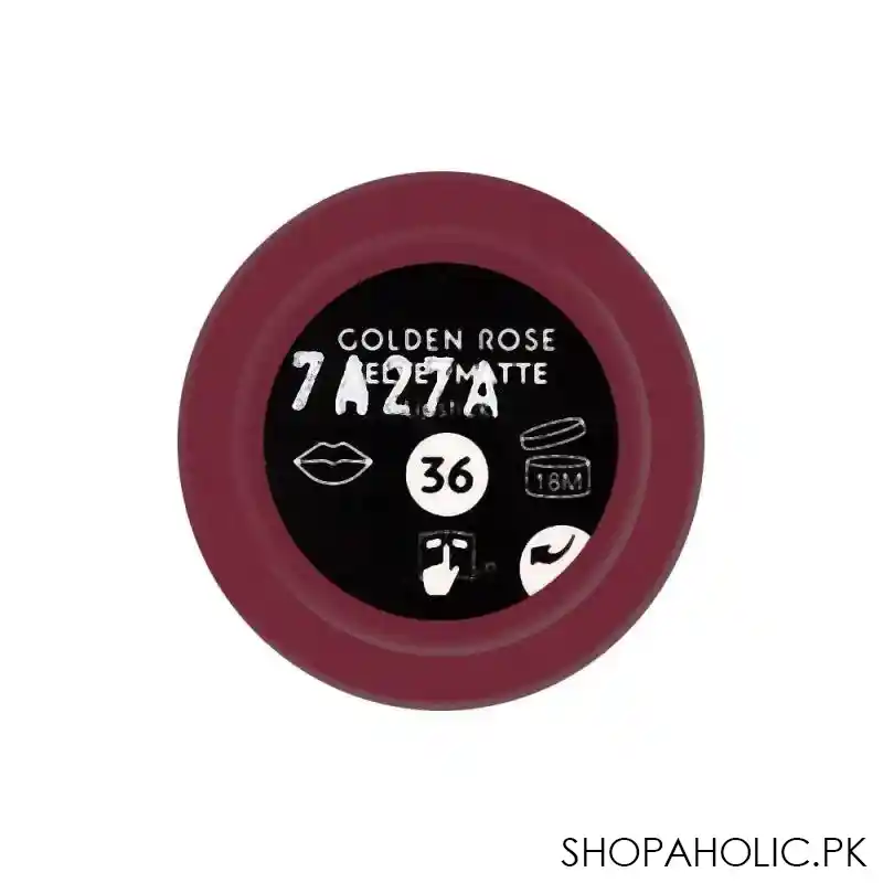golden rose velvet matte lipstick, 36 image3