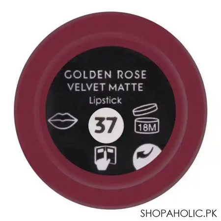 golden rose velvet matte lipstick, 37 image3