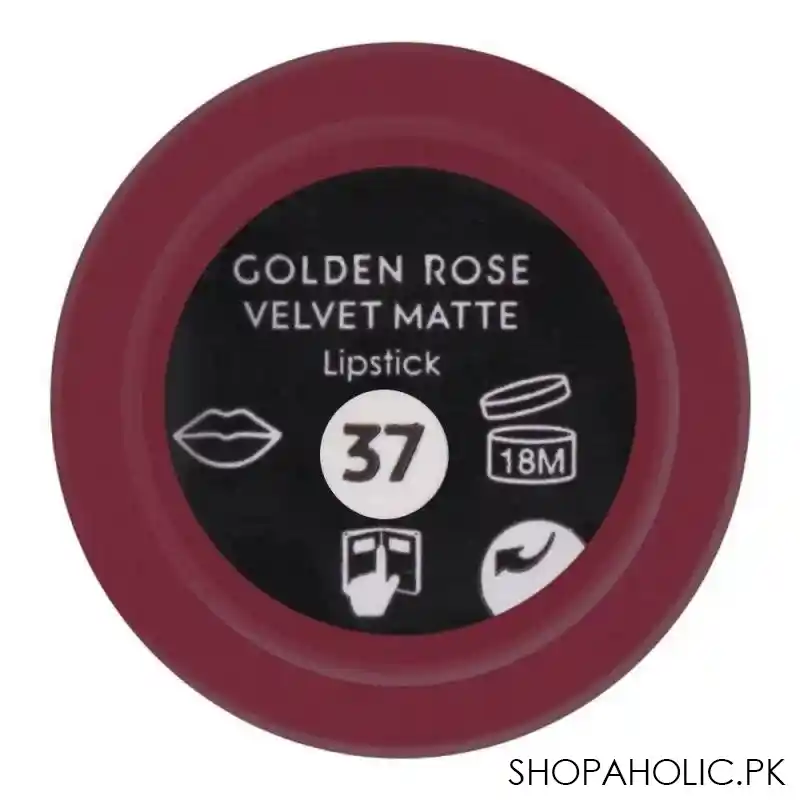 golden rose velvet matte lipstick, 37 image3
