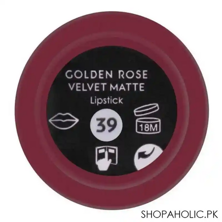 golden rose velvet matte lipstick, 39 image4