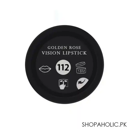 golden rose vision lipstick, 112, with vitamin e image4