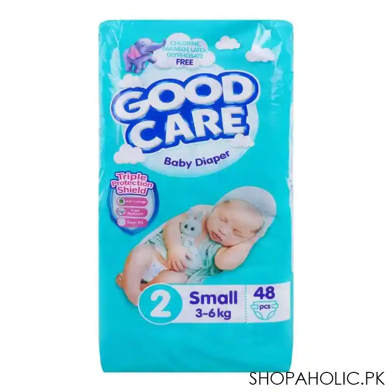 good care baby diaper, 2, small, 3 6kg, 48 pack main image