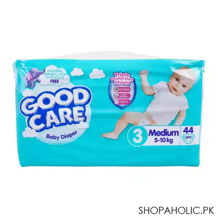 good care baby diaper, 3, medium, 5 10kg, 44 pack main image