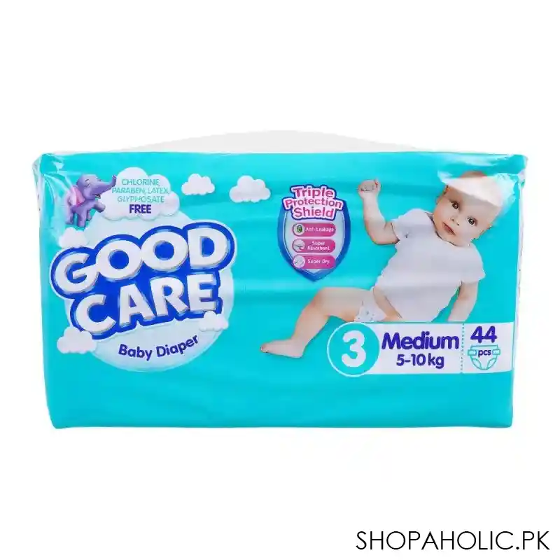 good care baby diaper, 3, medium, 5 10kg, 44 pack main image