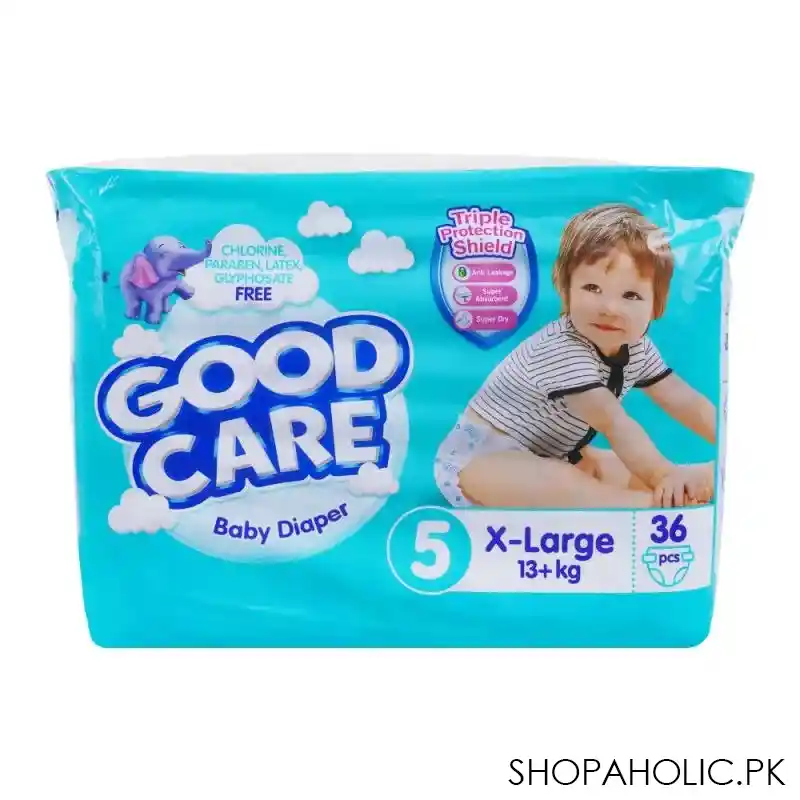 good care baby diaper, 5, x large, 13+ kg, 36 pack main image