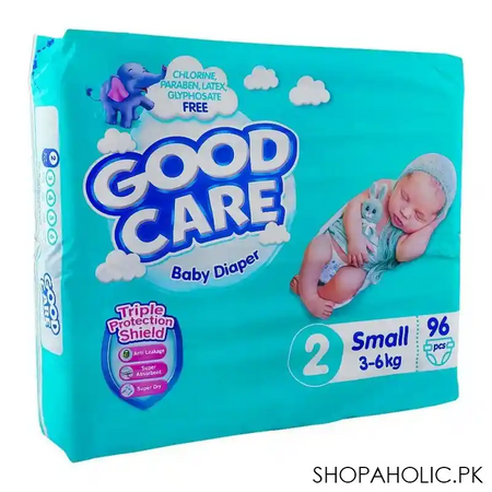 good care baby diaper no. 2 small, 3 6 kg, 96 pack main image