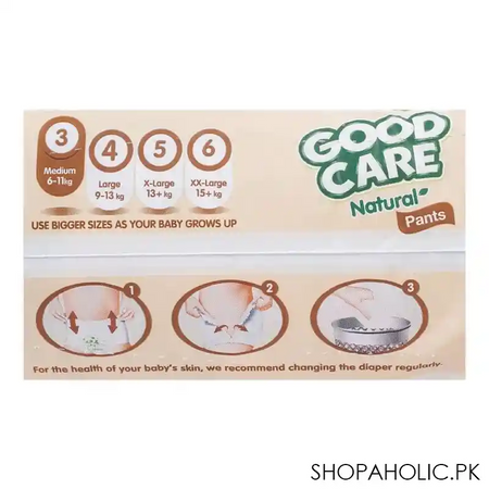 good care natural pants, 3, medium, 6 11kg, 84 pack image5