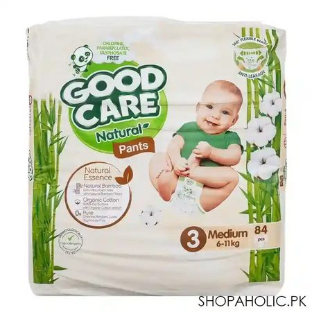 good care natural pants, 3, medium, 6 11kg, 84 pack main image
