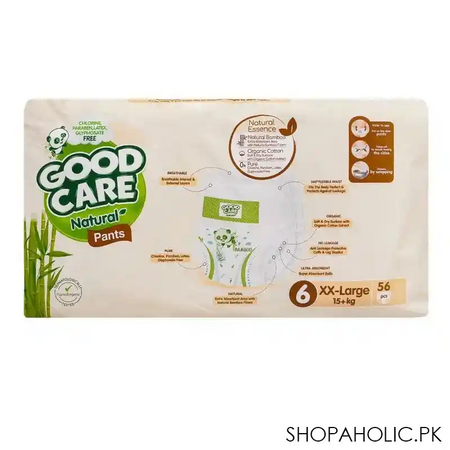 good care natural pants, 6, xx large, 15+ kg, 56 pack image2