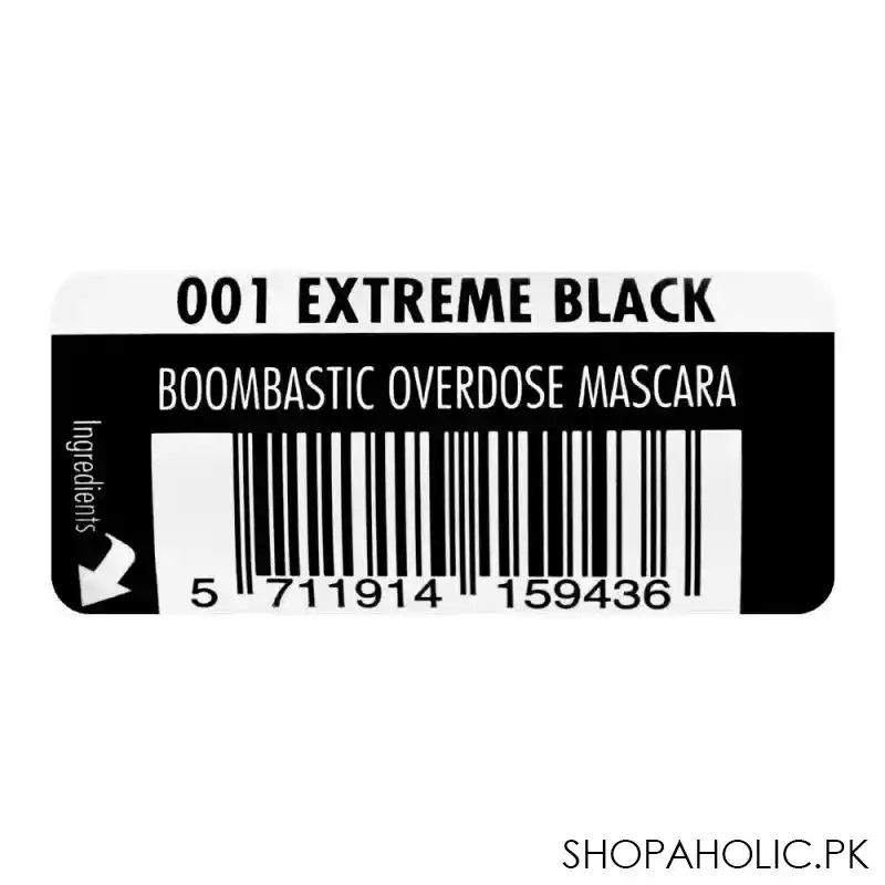 gosh boombsatic over dose volume mascara, 001 extreme black image3