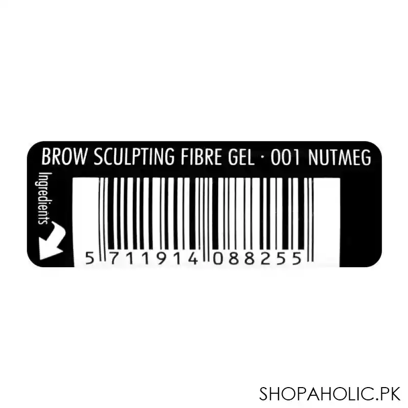 gosh brow sculpting fiber gel, 001 nutmeg image3